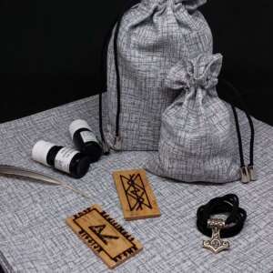 Cloth and Pouches for Runes and Tarot Seidr