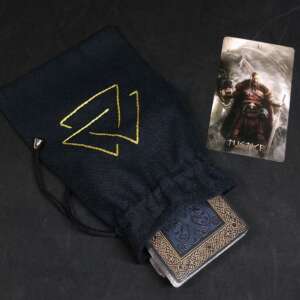 The pouch for Runes and Tarot Valknut